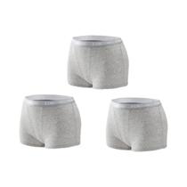 Calcinhas Esportivas Femininas De Algodão Sem Costura 3 Peças Em Cores Sólidas Lingerie Intima
