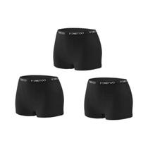Calcinhas Esportivas Femininas De Algodão Sem Costura 3 Peças Em Cores Sólidas Lingerie Intima