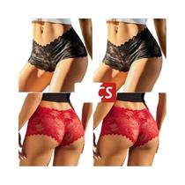 Calcinhas Femininas de Renda Floral - Conforto, Sexy e Respirável (4 Unidades)