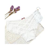 Calcinhas G String De Renda Com Cintura Baixa Para Mulheres, Lingerie Transparente Com Detalhes