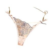 Calcinhas G-String Transparentes Com Renda Floral Sexy Para Mulheres, Lingerie Estilo Femme