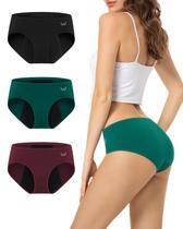 Calcinhas menstruais TANSTC Hipster Heavy Flow, algodão à prova de vazamentos