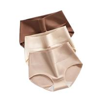 Calcinhas Modeladoras De Algodão De Cintura Alta Para Mulheres plus Size, 3 Peças, Lingerie Feminina