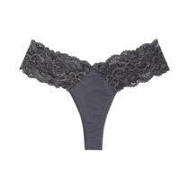 Calcinhas Sexy De Renda Com Cintura Baixa Para Mulheres, G String Respirável, Lingerie Transparente