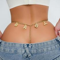 Calcinhas Sexy Transparentes Com Design De Pingente De Letra Em Diamante Para Mulheres