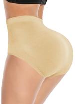Calcinhas Shapewear FUTATA Butt Lifter, calcinha acolchoada, bege
