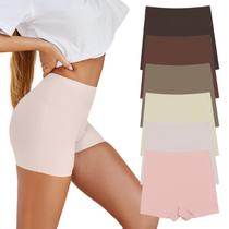 Calcinhas SHARICCA BoyShorts para mulheres, shorts masculinos macios sem costura