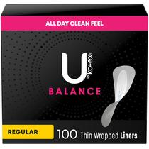 Calcinhas U da Kotex Balance Daily Light Absorbency 100 Calcinhas U da Kotex Balance Daily Light Absorbency 100