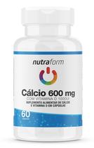 Cálcio 600mg + vitamina d 60 cápsulas