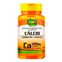 Cálcio Ca - Unilife - 60 Cápsulas Cálcio Ca - Unilife - 60 Cápsulas