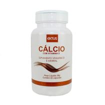 Cálcio com vitamina D 4000 UI 600mg - Ektus - 60 cápsulas