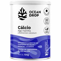 Calcio de Alga Ocean Drop 120 Comprimidos 1000mg Vegano com Vitamina D K e Magnesio Calcio de Alga Ocean Drop 120 Comprimidos 1000mg Vegano com Vitamina D K e Magnesio