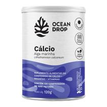 Cálcio de Algas Ocean Drop Vegano 120 Comprimidos