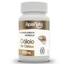 Cálcio de Ostras 400mg (60 caps) - Padrão: Único - Apisnutri