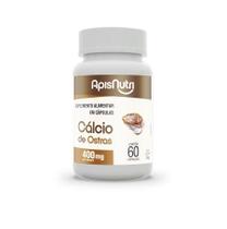 Cálcio De Ostras 60 Caps 400 Mg - Apisnutri