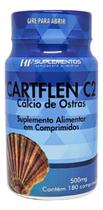 Calcio de Ostras + Vitamina D3 2000ui 180Comp 500mg Para Ossos e Dentes - Hf Suplementos