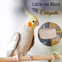 Calcio em Bloco 70g Carvao e Minerais - Calopsita e Aves diversas