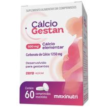 Cálcio Gestan (Carbonato de Cálcio) 60 comprimidos - Maxinutri