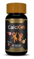 Cálcio Infantil Mastigável Vitamina D e K 60Cáps Sabor Morango