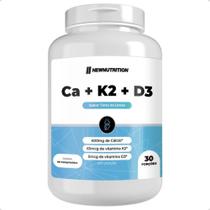 Cálcio + K2 e Vitamina D3 1500mg 60 Comprimidos New Nutrition