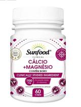 Cálcio + Magnésio (Contém Boro) 1100mg 60 Cápsulas - Sunfood
