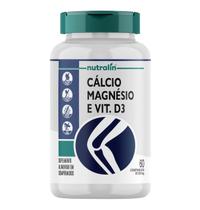 Cálcio Magnésio E Vitamina D3 60 Comprimidos - Nutralin