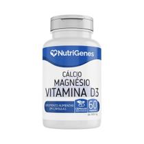 Cálcio Magnésio e Vitamina D3 - 60caps/1400mg - Nutrigenes