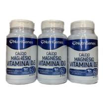 Cálcio Magnésio E Vitamina D3 Concentrado 180 Cap 1400mg Nutrigenes