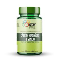 Cálcio, Magnésio e Zinco 60 Cápsulas Stay Well Cálcio, Magnésio e Zinco 60 Cápsulas Stay Well