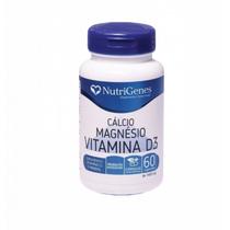 Cálcio- Magnésio- Vitamina D3- 60 cápsulas- Nutrigenes