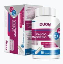 Cálcio Magnésio Vitaminas D3 E K2 90 Cápsulas - Duom - Mm Laboratorio Duom Ltda