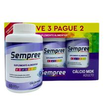 Cálcio MDK Magnésio Vit K2 Vit D3 180 cápsulas SEMPREE