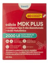 Cálcio Mdk Plus Bwell 60 Comprimidos Sabor Sem Sabor