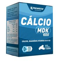 Calcio MDK Suplemento Alimentar Natural Magnésio Vitamina 100% Puro Premium Natunéctar 60 Capsulas