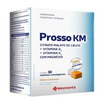 Calcio Prosso KM MDK 30 Tabletes Sabor Caramelo Calcio Prosso KM MDK 30 Tabletes Sabor Caramelo