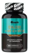 Cálcio + Vitamina D + Vitamina K - 120 Comp - Growth Natural