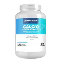 Cálcio + Vitamina D3 NewNutrition 120caps