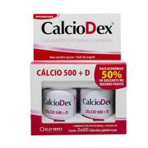 CalcioDex 500mg + Vit D3 Kit 120 Cápsulas - Kley Hertz