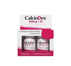 Calciodex 500mg + Vitamina D3 120 Capsulas - Hertz Calciodex 500mg + Vitamina D3 120 Capsulas - Hertz