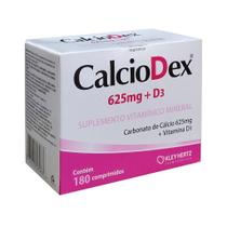 CalcioDex 625mg + D3 180 comprimidos - Kley Hertz