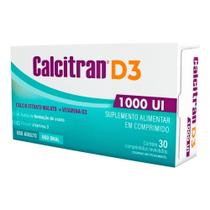 Calcitran D3 1.000UI Com 30 Comprimidos Divicom - DIVCOM PHARMA