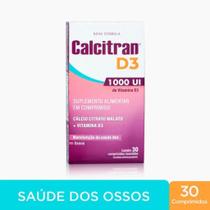 Calcitran D3 1000UI 30 Comprimidos Revestidos