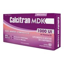 Calcitran mdk 1000ui com 60 comprimidos - FQM