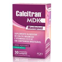 Calcitran mdk com 30 comprimidos mastigáveis