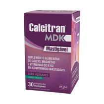 Calcitran Mdk Suplemento Vitamínico 30 Comprimidos Mastigáveis - FQM