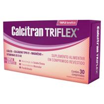 Calcitran Triflex 30 Comprimidos - Cálcio, Colágeno Tipo 2, Magnésio, Vit. D e K
