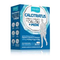 Calcitratus + MDK Citrato Malato de Cálcio Equaliv 30 cápsulas