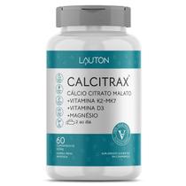 Calcitrax Cálcio Citrato Malato Lauton 60 Comp Vegano - Lauton Nutrition