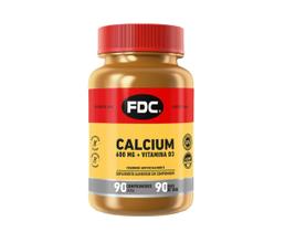 Calcium 600mg + Vitamina D3 90 Tabs Fdc Vitaminas