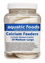Calcium Feeder Aquatic Foods Inc.: conchas de médio a grande porte (10 unidades)